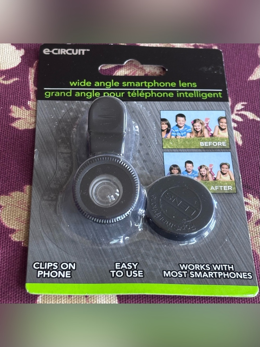 TIK TOK~WIDE ANGLE LENS SMARTPHONE E-Circuit Use For Tik Tok Clip On